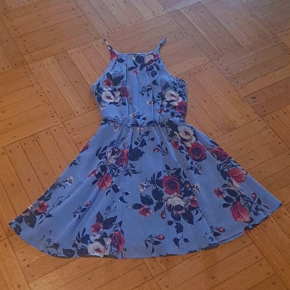 Blue floral Summer Dress